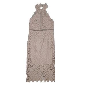 Bardot Gemma Halter Crochet Lace‎ Dress Size XS Cocktail Night Out Event Party